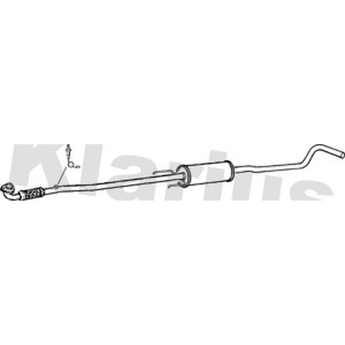 Centre exhaust box silencer - box,